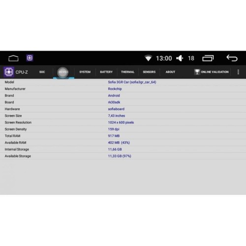 Штатная магнитола Toyota Corolla X 2006-2013 LeTrun 2121 на Android 6.0.1 Intel SoFIA