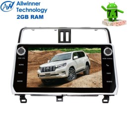 Штатная магнитола Toyota LC Prado 150 2017-2020 LeTrun 2244 на Android 7.1.1 Allwinner T3