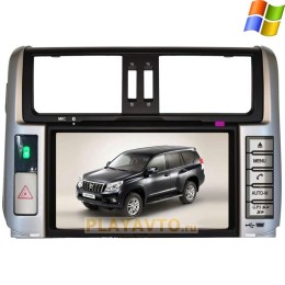 ШТАТНАЯ МАГНИТОЛА TOYOTA PRADO 150 09-13 ПОДДЕРЖКА ШТАТНОГО БК И КРУГОВОГО ОБЗОРА LETRUN 1200