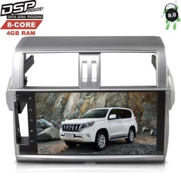 Штатная магнитола Toyota LC Prado 150 2013-2017 LeTrun 2528 DSP на Android 8.0