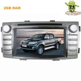 Штатная магнитола LeTrun 2126 Toyota Hilux VII 2011-2017 на Android 7.1.1