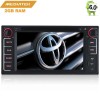 Штатная магнитола LeTrun 2056 Toyota Универсальная 200*100 Android 6.0.1 6.2 дюйма (4G LTE 2GB)