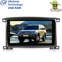Штатная магнитола LeTrun 2054 Toyota Land Cruiser 100 2002-2007 на Android 7.1.1