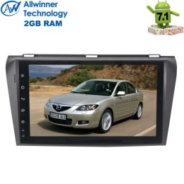 Штатная магнитола Mazda 3 (BK) 2003-2009 LeTrun 2113 на Android 7.1.1 Allwinner T3