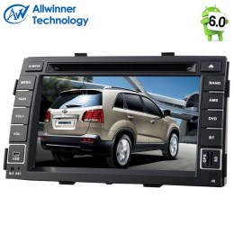 Штатная магнитола Kia Sorento до 2013 года LeTrun 1554 на Android 6.0.1