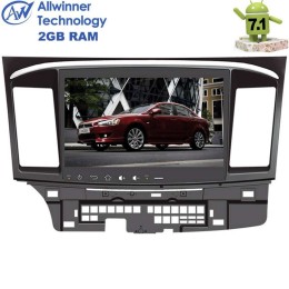 Штатная магнитола Mitsubishi Lancer X 2007-2016 LeTrun 2243 на Android 7.1.1 Allwinner T3