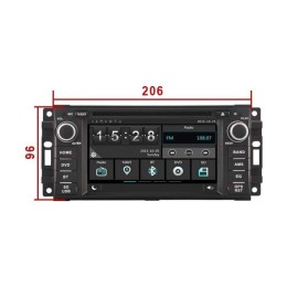 Штатная магнитола Ksize W2-E8839C для Dodge универсальная