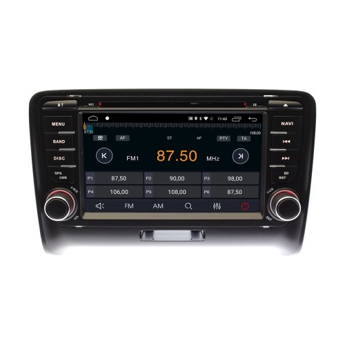 Штатная магнитола Audi TT 2006 - 2014 ksize DVA-ZN7003 Android 6.0