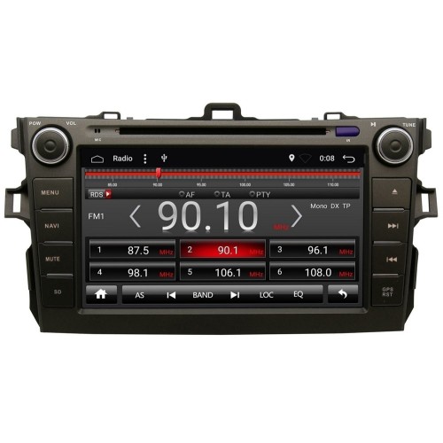 Штатная магнитола Toyota Corolla 2006 - 2013 Ksize DVA-VS8A105-OG-4/32