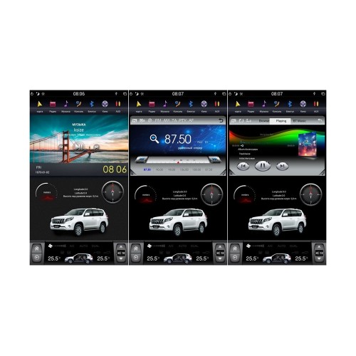 Штатная магнитола Toyota Land Cruiser Prado 2009 - 2013 Ksize DVA-CF03117KE-2/32