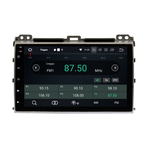 Штатная магнитола Toyota Land Cruiser Prado, Lexus GX 2002 - 2009 Ksize DVA-VS9A107-OG-4/32