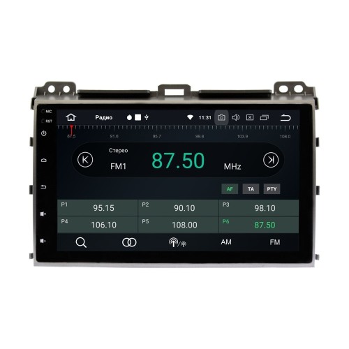 Штатная магнитола Toyota Land Cruiser Prado, Lexus GX 2002 - 2009 Ksize DVA-VS9A107-OG-4/32DSP