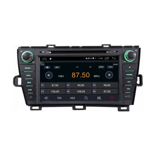 Штатная магнитола Toyota Prius 2009 + Ksize DVA-ZN7070 (правый руль)