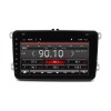 Штатная магнитола VW, Skoda, Seat овальная универсальная Ksize DVA-VS8A803ND-2/32