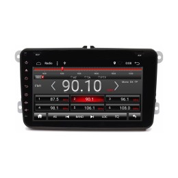 Штатная магнитола VW, Skoda, Seat овальная универсальная Ksize DVA-VS8A803ND-2/32