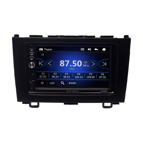 Магнитола в штатное место Honda CR-V 2007 - 2012 Wide Media DV-JM7113