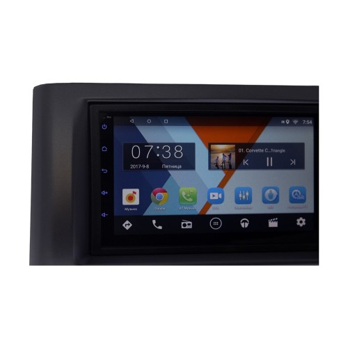 Магнитола в штатное место Honda Fit 2001-2007 Wide Media MT7114MF-1/16 правый руль