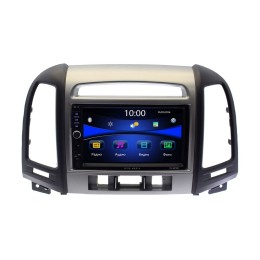 Магнитола в штатное место Hyundai Santa Fe II 2005-2012 с отверстиями для 3-х кнопок Wide Media DV-JM7126