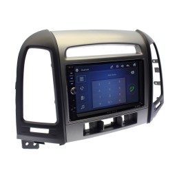 Магнитола в штатное место Hyundai Santa Fe II 2005-2012 с отверстиями для 3-х кнопок Wide Media DV-JM7126