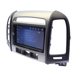Магнитола в штатное место Hyundai Santa Fe II 2005-2012 с отверстиями для 3-х кнопок Wide Media DV-JM7126