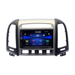 Магнитола в штатное место Hyundai Santa Fe II 2005-2012 с отверстиями для 4-х кнопок Wide Media DV-JM7127