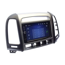 Магнитола в штатное место Hyundai Santa Fe II 2005-2012 с отверстиями для 4-х кнопок Wide Media DV-JM7127