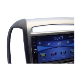 Магнитола в штатное место Hyundai Santa Fe II 2005-2012 с отверстиями для 4-х кнопок Wide Media DV-JM7127