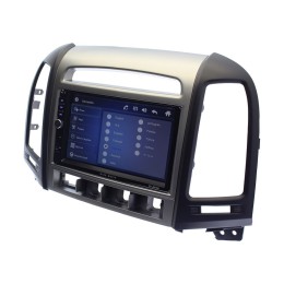 Магнитола в штатное место Hyundai Santa Fe II 2005-2012 с отверстиями для 4-х кнопок Wide Media DV-JM7127