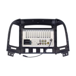 Магнитола в штатное место Hyundai Santa Fe II 2005-2012 с отверстиями для 4-х кнопок Wide Media DV-JM7127