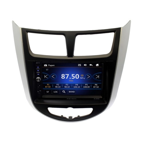 Магнитола в штатное место Hyundai Solaris 2010 - 2016, Verna Wide Media DV-JM7129