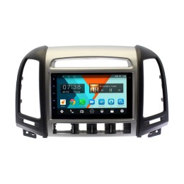 Магнитола в штатное место Hyundai Santa Fe 2010+ с отверстиями для 4-х кнопок Wide Media MT7127MF-1/16