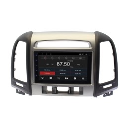 Магнитола в штатное место Hyundai Santa Fe II 2005-2012 с отверстиями для 3-х кнопок Wide Media MT7126MF-1/16