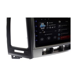 Магнитола в штатное место Hyundai Santa Fe II 2005-2012 с отверстиями для 3-х кнопок Wide Media MT7126MF-1/16