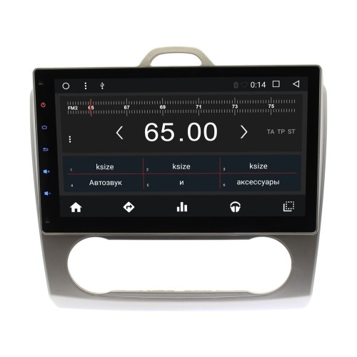 Штатная магнитола Ford Focus 2008-2011 Wide Media WM-CF3081MB-2/32 (без климат контроля)