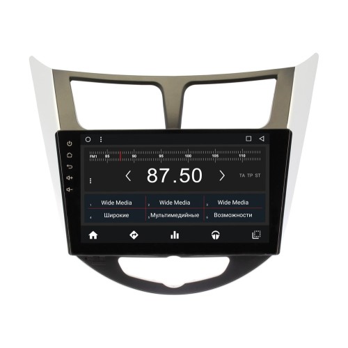 Штатная магнитола Hyundai Solaris 2010 - 2016, Verna Wide Media WM-CF3005NB-1/16
