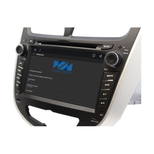 Штатная магнитола Hyundai Solaris 2010 - 2016, Verna Wide Media WM-KR7020NC-2/16