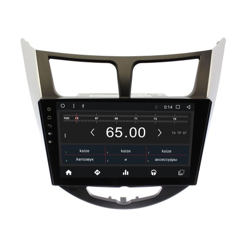 Штатная магнитола Hyundai Solaris 2010 - 2016, Verna Wide Media WM-KR9020MA-1/16