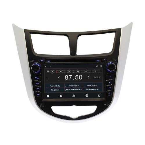 Штатная магнитола Hyundai Solaris 2010 - 2016, Verna Wide Media WM-VS7A300NC-2/32