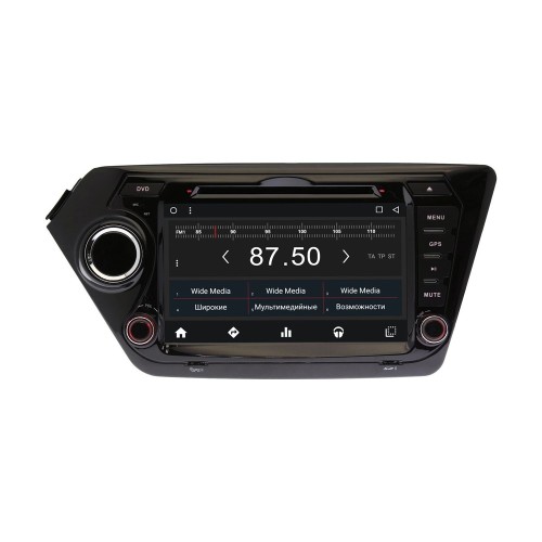 Штатная магнитола Kia Rio, K2 2011-2017 Wide Media WM-VS8A200NB-1/16