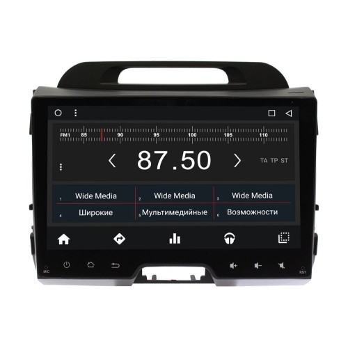 Штатная магнитола KIA Sportage 2010 - 2016 Wide Media WM-CF3020NB-1/16