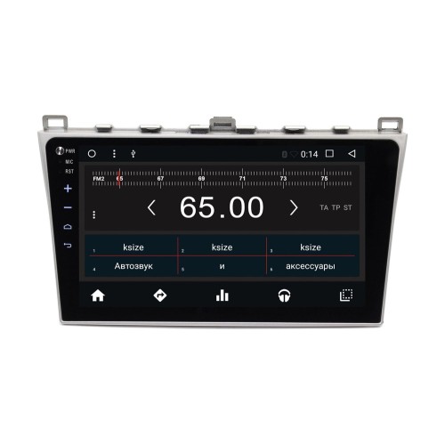 Штатная магнитола Mazda 6 2007 - 2012 Wide Media WM-CF3078MA-1/16