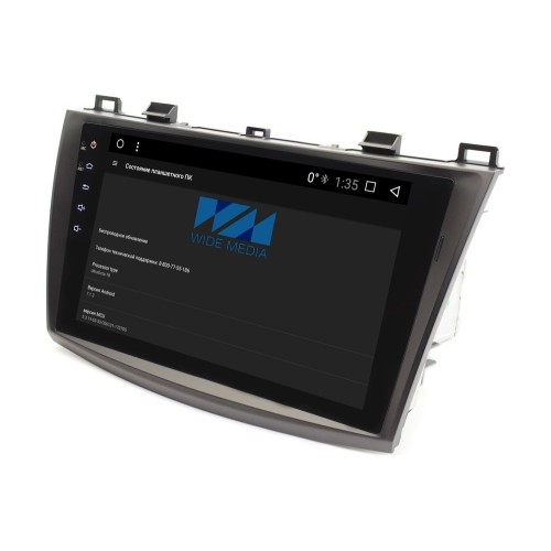 Штатная магнитола Mazda3 2010-2012 Wide Media WM-CF3101NC-2/32