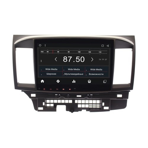 Штатная магнитола Mitsubishi Lancer 2008 + Wide Media WM-VS10A716NB-2/32