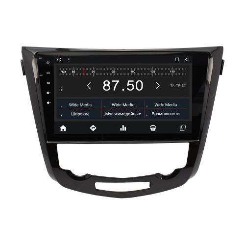 Штатная магнитола Nissan Qashqai, X-Trail 2014 + Wide Media WM-CF3029NB-1/16 авто без Navi и 360