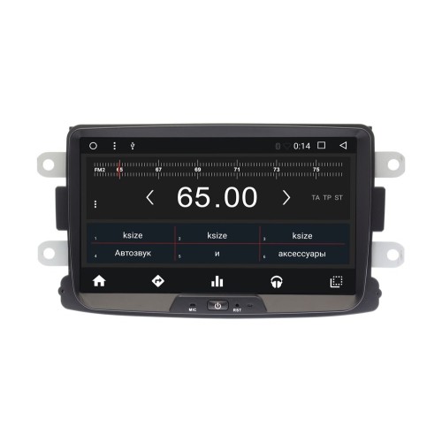 Штатная магнитола Renault Logan, Sandero, Duster Wide Media WM-CF3068NB-1/16