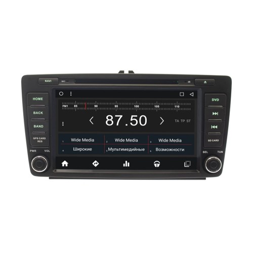 Штатная магнитола Skoda Octavia 2004 - 2013 Wide Media WM-VS8A805NB-2/32