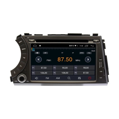 Штатная магнитола SsangYong Kyron, Actyon,Korando Sports 2005-2018 Ksize DVA-ZN7053