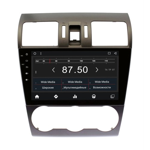 Штатная магнитола Subaru XV, Impreza, Forester Wide Media WM-CF3025NB-1/16