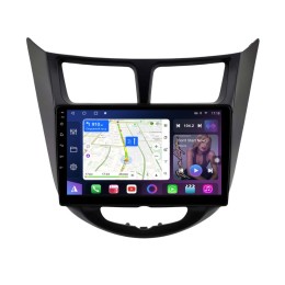 Магнитола Farcar XL067M (S500 PLUS) (6/128ГБ) для Hyundai Solaris I 2011-2017 черная на Android 13.0