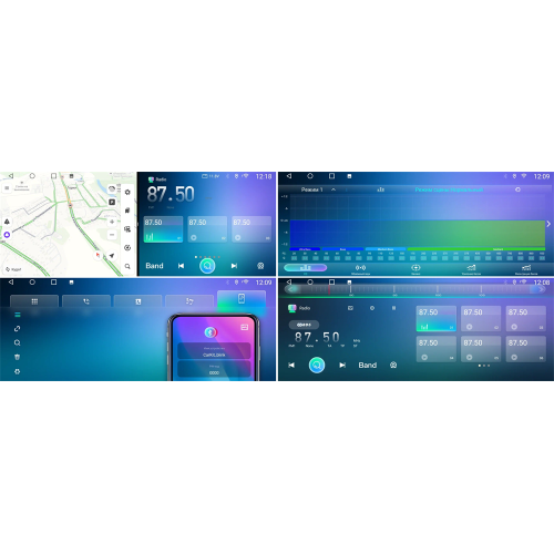 CarMedia KP-T1211FW-KP-T-12-464-TS10 для Toyota Land Cruiser Prado 150 2017-2020 на Android 12.0